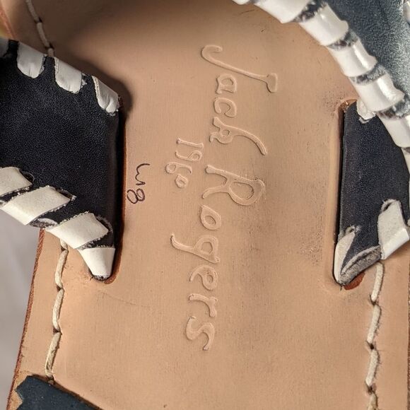 Jack Rogers "MMR" Monogram Sandals - Picture 8 of 9